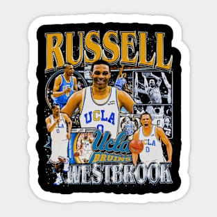 Russell Westbrook College Vintage Bootleg Sticker